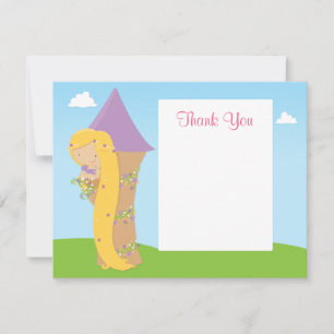 Rapunzel Geburtstag Danke Karte