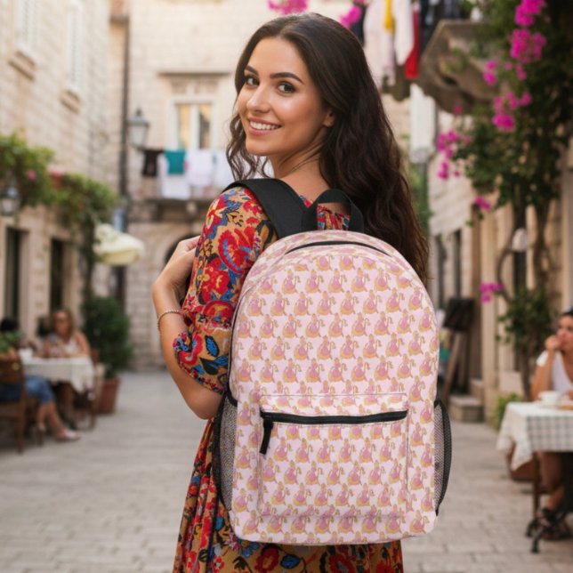 Rapunzel gedruckter Backpack Bedruckter Rucksack (Von Creator hochgeladen)