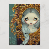 "Rapunzel in Rokoko" Postkarte