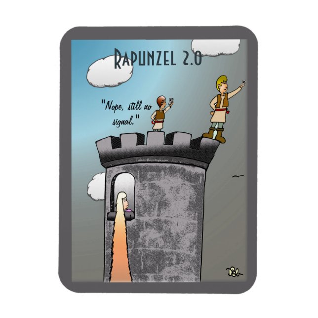 Rapunzel Jigsaw Puzzle Magnet (Vertikal)