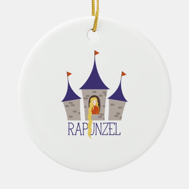 Rapunzel Keramik Ornament (Vorne)