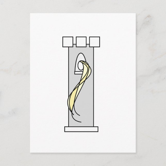 Rapunzel Postkarte (Vorderseite)