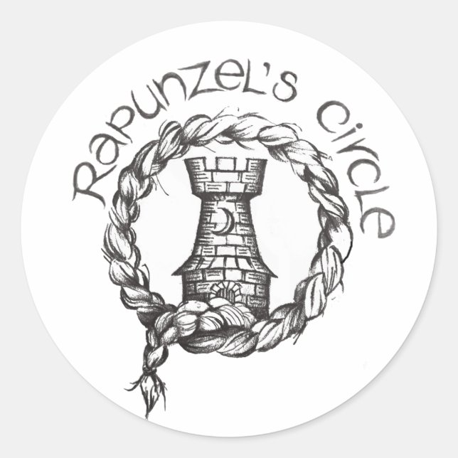 Rapunzels Circle Sticker (Vorderseite)