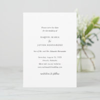 Raquel Classic Elegant Wedding