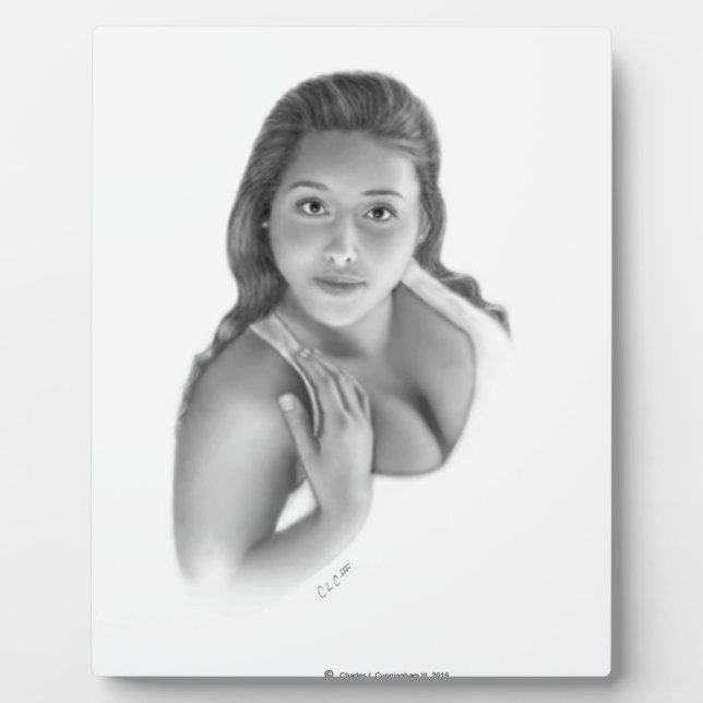 Raquelle R Fotoplatte (Vorderseite)