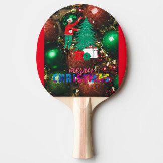 Raquete de ping-pong, traseira de Borracha Vermelh Tischtennis Schläger