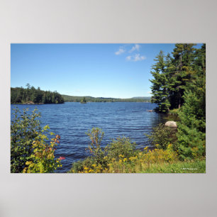 Raquette Lank im Adirondack Druck 08 229 Poster