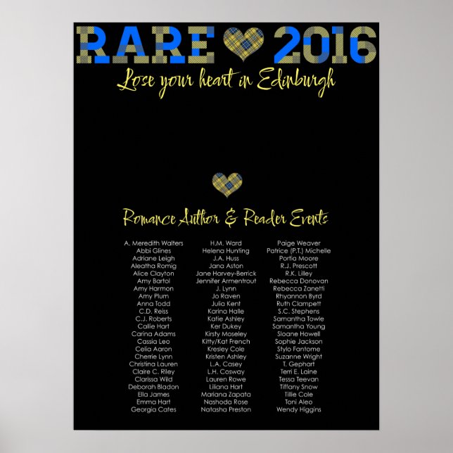 RARE16-Plakat Poster (Vorne)