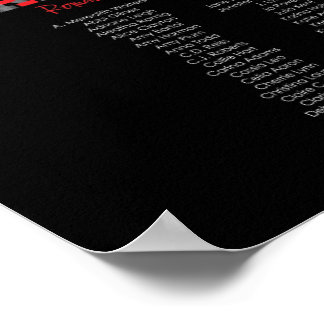 RARE16 Poster schwarz