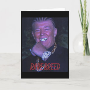 Rare Breed Trump vereiste Streetwear-T-Shirt  Karte
