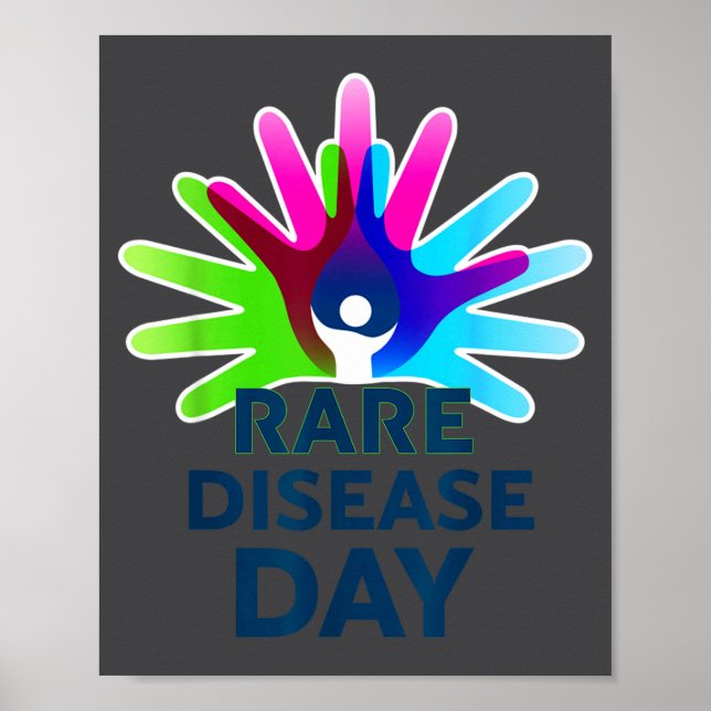 Rare Disease Awareness Shirt - Rare Disease Day 20 Poster (Vorne)