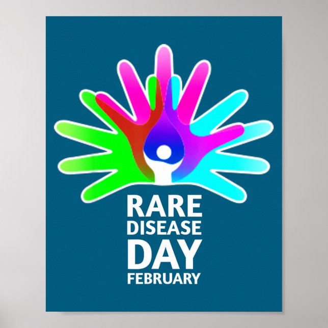 Rare Disease Awareness Shirt - Rare Diseases Day 2 Poster (Vorne)