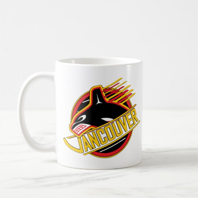 RARE Vancouver Hockey - Retro Canucks Kaffeetasse (Links)