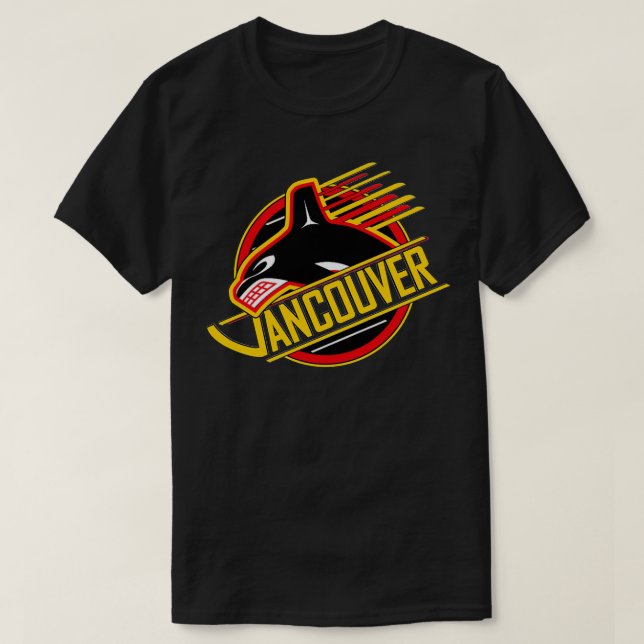 RARE Vancouver Hockey Retro Canucks T-Shirt (Design vorne)