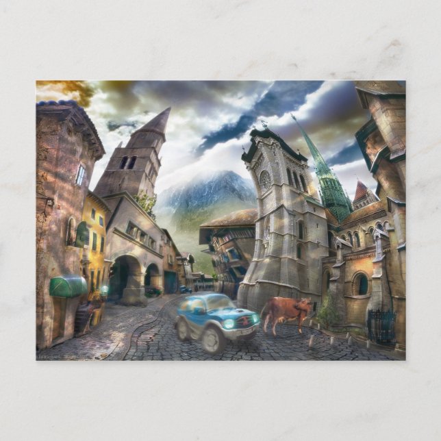 Raro Pueblo Postkarte (Vorderseite)