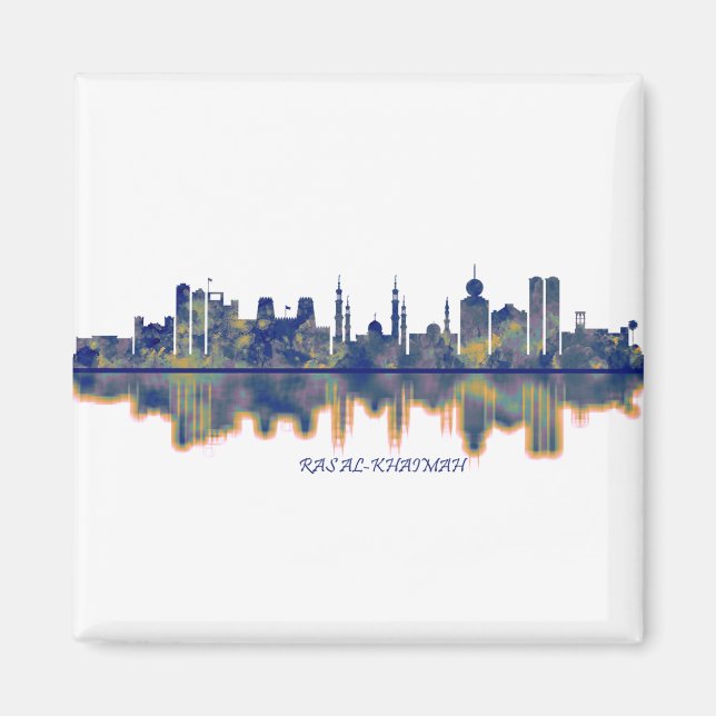 Ras Al-Khaimah Skyline Magnet (Vorne)