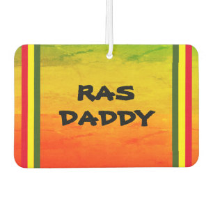 RAS DADDY Rot-Gelb-Grün-Grunge Autolufterfrischer