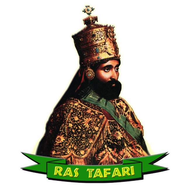 Ras Tafari Fotoskulptur Magnet (Vorne)