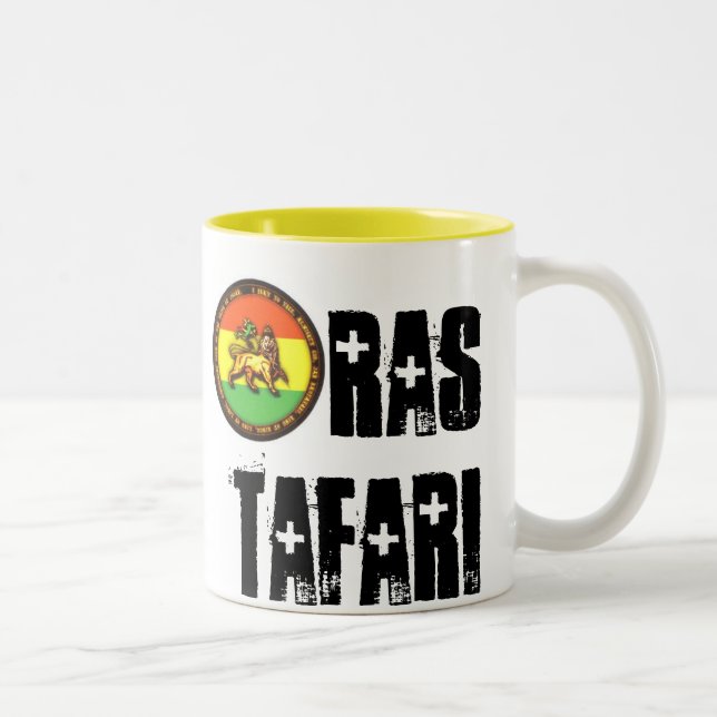 Ras Tafari Tasse - Gelb (Rechts)