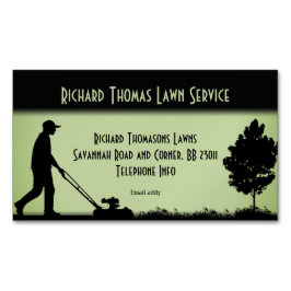 Rasante Service-Landschaft Magnetfeld Magnetische Visitenkarte