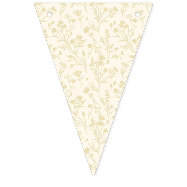 Raschelnd blühender goldener Weizen - Neutral Wimpelkette (Erste Fahne)
