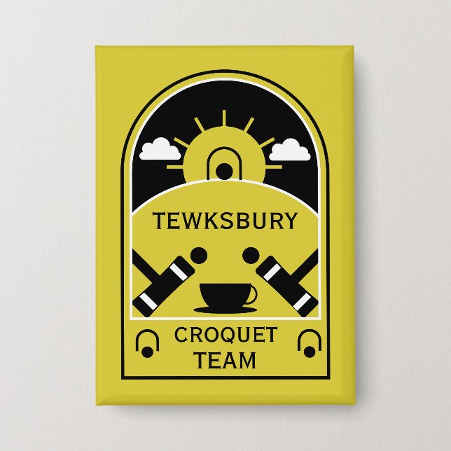 Rasen-Croquet Button (Vorderseite)