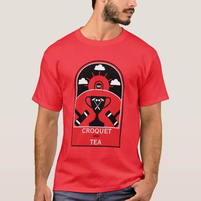 Rasen-Croquet T-Shirt (Vorderseite)