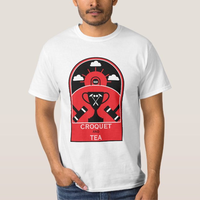 Rasen-Croquet T-Shirt (Vorderseite)