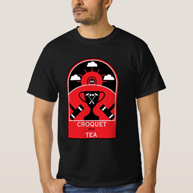 Rasen-Croquet T-Shirt (Vorderseite)