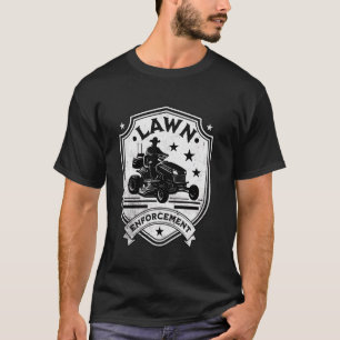 Rasen Durchsetzung Rasenmähen Lustiger Rasenmäher T-Shirt