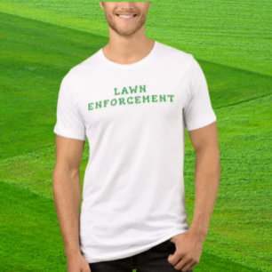 Rasen Durchsetzungs-Shirt   Lustiges Gartenarbeit  Tri-Blend Shirt
