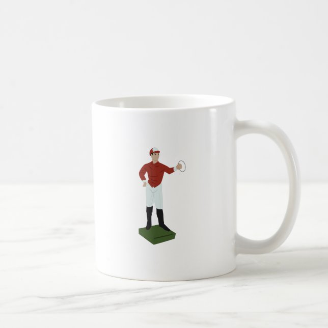 Rasen-Jockey Kaffeetasse (Rechts)