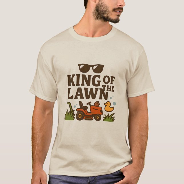Rasen-König – Papa Edition T-Shirt (Vorderseite)
