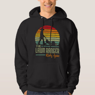 Rasen-Ranger fährt wieder Rasenmäher Männer Jungen Hoodie
