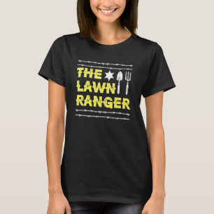 Rasen Ranger Gärtner Garten Gärtnerei Blumen Plan T-Shirt