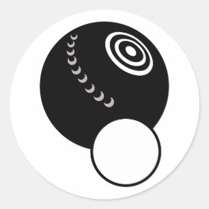 RASEN-SCHÜSSEL RUNDER AUFKLEBER