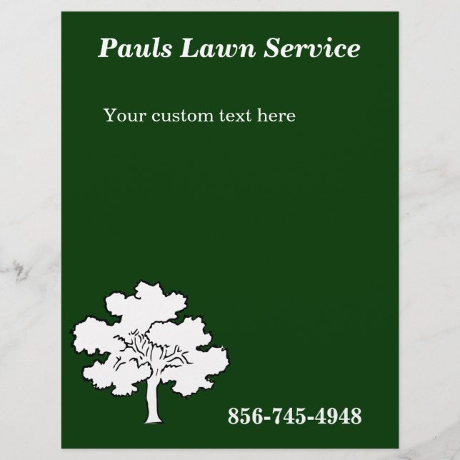 Rasen-Service-Flyer Flyer (Vorne)