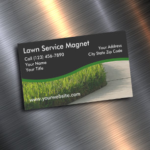 Rasen-Service-Unternehmens-Magnete Magnetische Visitenkarte