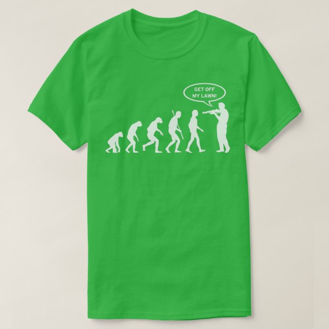 Rasen Sie von meiner Evolution Gran Torino weiß ab T-Shirt (Design vorne)
