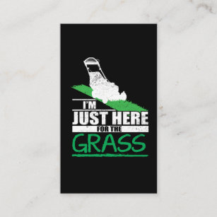 Rasen-Sorgfalt-lustiges Rasenmäher-Gras-Mähen Visitenkarte