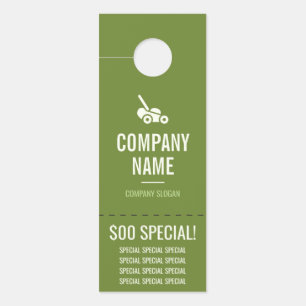 Rasen-Sorgfalt-Tür-Aufhänger Türanhänger