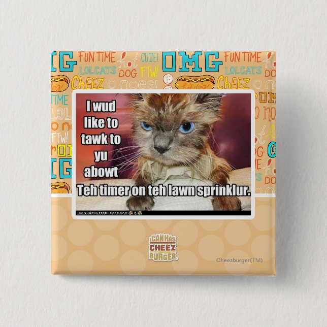 Rasen Sprinklur Timer Button (Vorderseite)