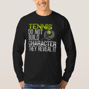 Rasen-Tennis-Spiel Sport Schläger Tennis T-Shirt