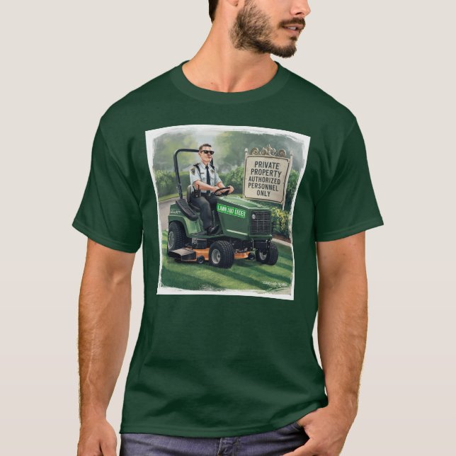 Rasen und Bestellung T-Shirt (Vorderseite)