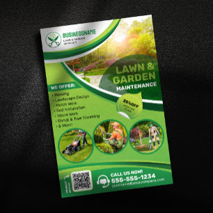 Rasen- und Gartenpflege Schneiden Landschaftsbau M Flyer