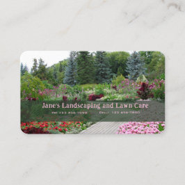 Rasen- und Landschaftskarte Visitenkarte