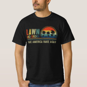 Rasen und Ordnung.Amerika wieder zum Rennen bringe T-Shirt