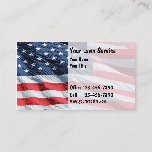 Rasen-Visitenkarten Visitenkarte (Vorderseite)