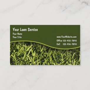 Rasen-Visitenkarten Visitenkarte