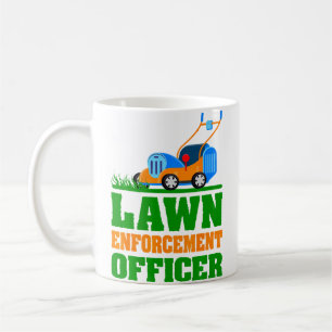 Rasen Vollzugsbeamter Lustiger Gartenbau Humor Gif Kaffeetasse
